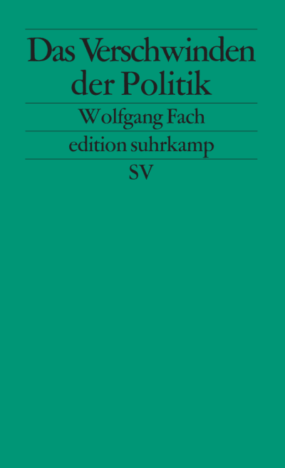U1 zu Das Verschwinden der Politik