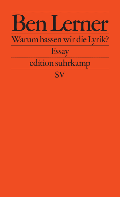 U1 zu Warum hassen wir die Lyrik?