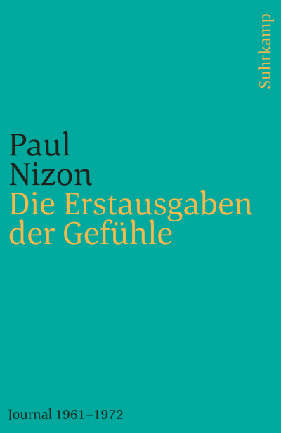 U1 zu Die Erstausgaben der Gefühle