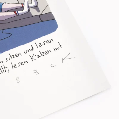 paket-photo zu Vorteilspaket »Katze« mit Buch und signiertem Kunstdruck