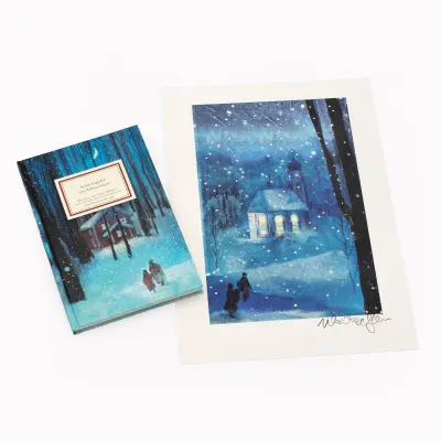 U1 zu Aktionspaket »Ein Weihnachtsgast« mit Buch und signiertem Kunstdruck