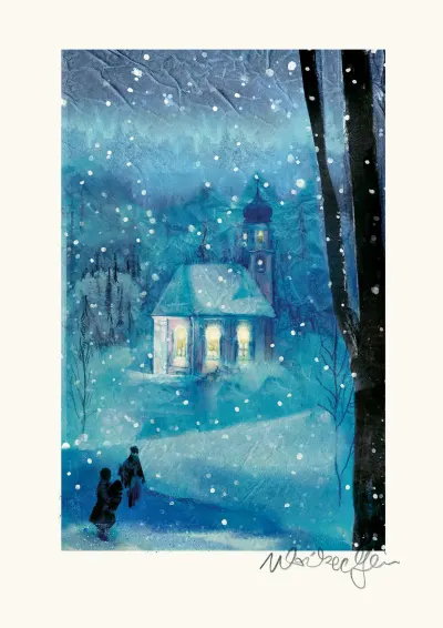 paket-photo zu Vorteilspaket »Ein Weihnachtsgast« mit Buch und signiertem Kunstdruck