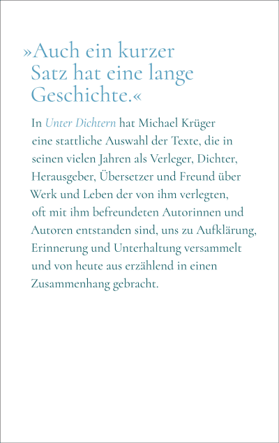u4 zu Unter Dichtern