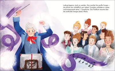 innenabbildung zu Ludwig van Beethoven – Little People, BIG DREAMS (Deutsche Ausgabe)