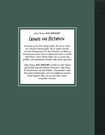 u4 zu Ludwig van Beethoven – Little People, BIG DREAMS (Deutsche Ausgabe)