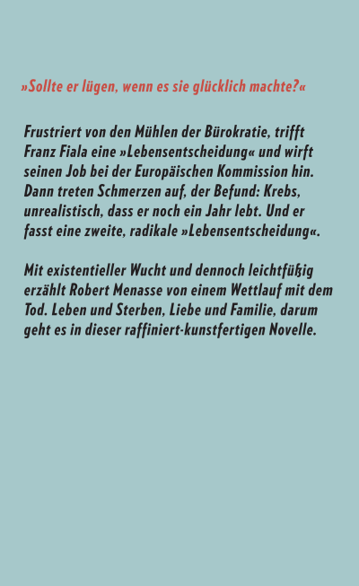 u4 zu Die Lebensentscheidung (Signiertes Exemplar)