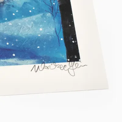 produktfoto zu Kunstdruck »Winternacht« (A4)