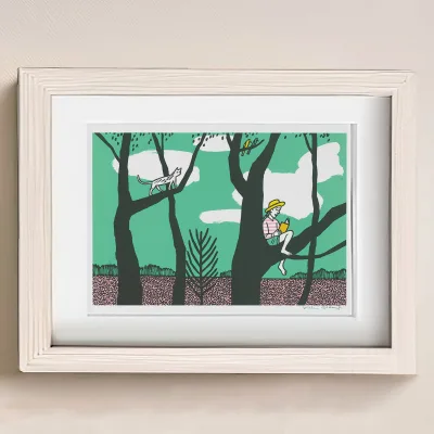 produktfoto zu Kunstdruck »Glück des Lesens« (A4)