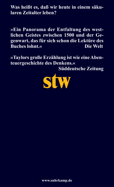 u4 zu Ein säkulares Zeitalter