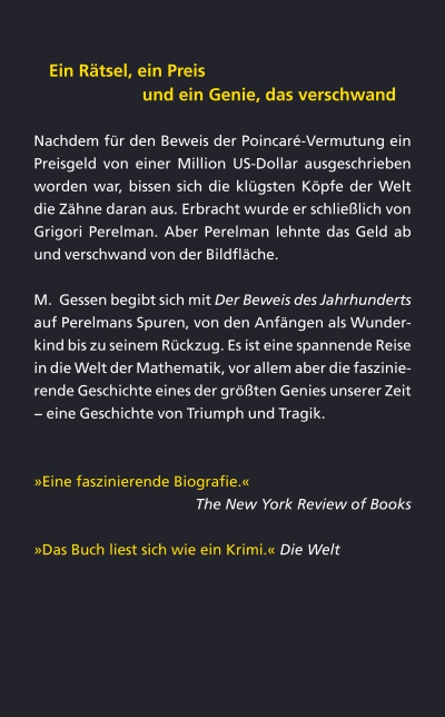 u4 zu Der Beweis des Jahrhunderts