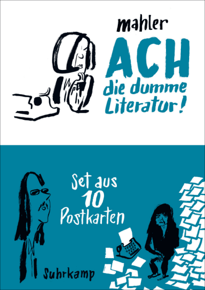 U1 zu Postkarten-Set »Ach die dumme Literatur!«