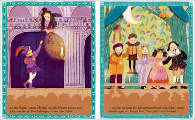 innenabbildung zu William Shakespeare – Little People, BIG DREAMS (Deutsche Ausgabe)