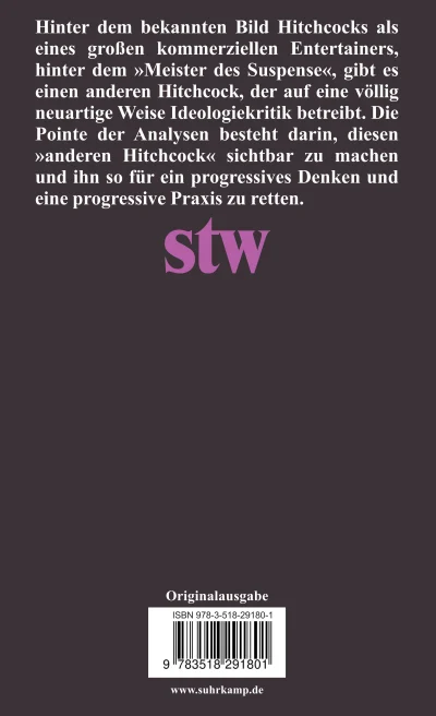 u4 zu Was Sie immer schon über Lacan wissen wollten und Hitchcock nie zu fragen wagten