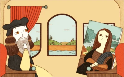 innenabbildung zu Leonardo da Vinci – Little People, BIG DREAMS (Deutsche Ausgabe)