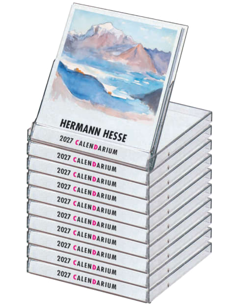 Hermann Hesse CalenDarium 2027. Box mit 10 Exemplaren