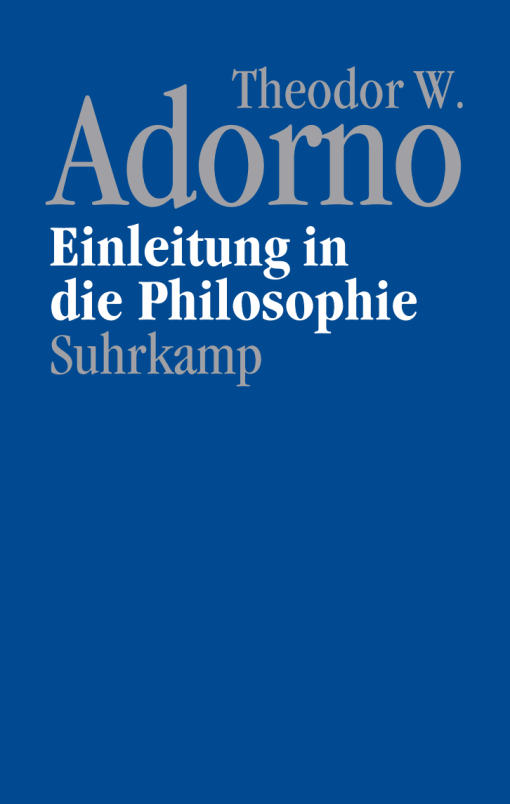Einleitung in die Philosophie (1959/60)