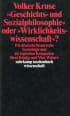 U1 zu »Geschichts- und Sozialphilosophie« oder »Wirklichkeitswissenschaft«?