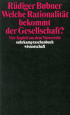 U1 zu Welche Rationalität bekommt der Gesellschaft?