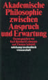 U1 zu Akademische Philosophie zwischen Anspruch und Erwartungen