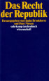 U1 zu Das Recht der Republik
