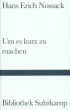 U1 zu Um es kurz zu machen