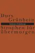 U1 zu Strophen für übermorgen