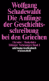 U1 zu Tübinger Vorlesungen Band 2. Die Anfänge der Geschichtsschreibung bei den Griechen