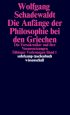 U1 zu Tübinger Vorlesungen Band 1. Die Anfänge der Philosophie bei den Griechen