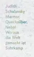U1 zu Marmor, Quecksilber, Nebel (Signiertes Exemplar)