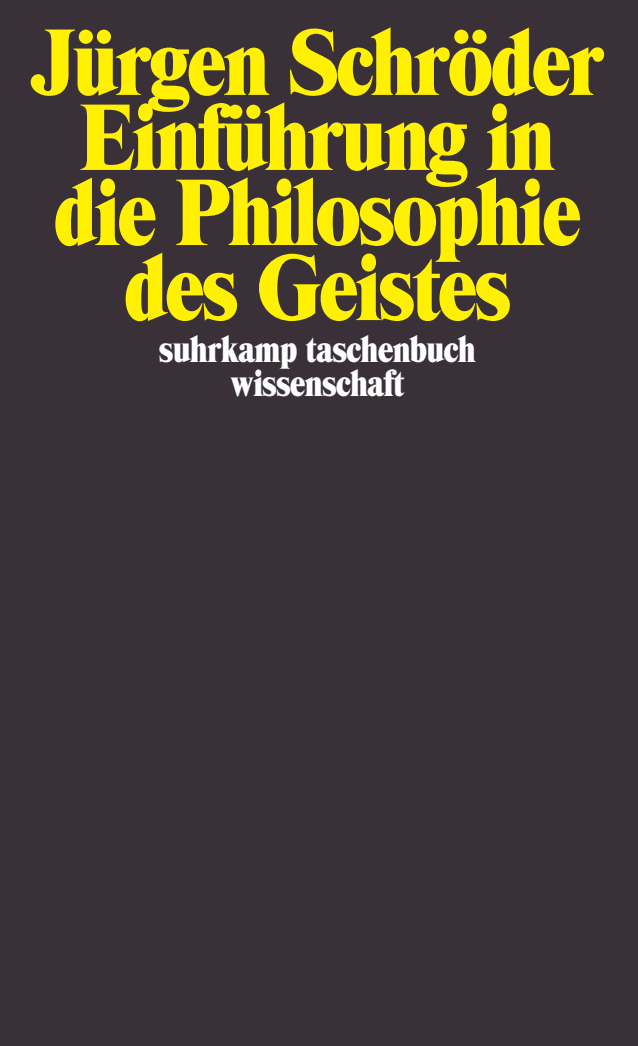 Einführung in die Philosophie des Geistes. Buch von Jürgen