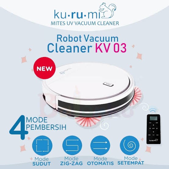 Jual Jual Kurumi Robot Kv03 Vacuum Cleaner Green Mint di Seller Agung Company Wijaya Kusuma