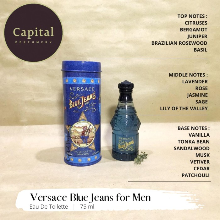 Jual Jual Versace Blue Jeans Men Edt 75Ml di Seller Agung Company - Kota  Jakarta Pusat, DKI Jakarta | Blibli
