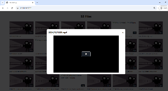 webS3 Video Player
