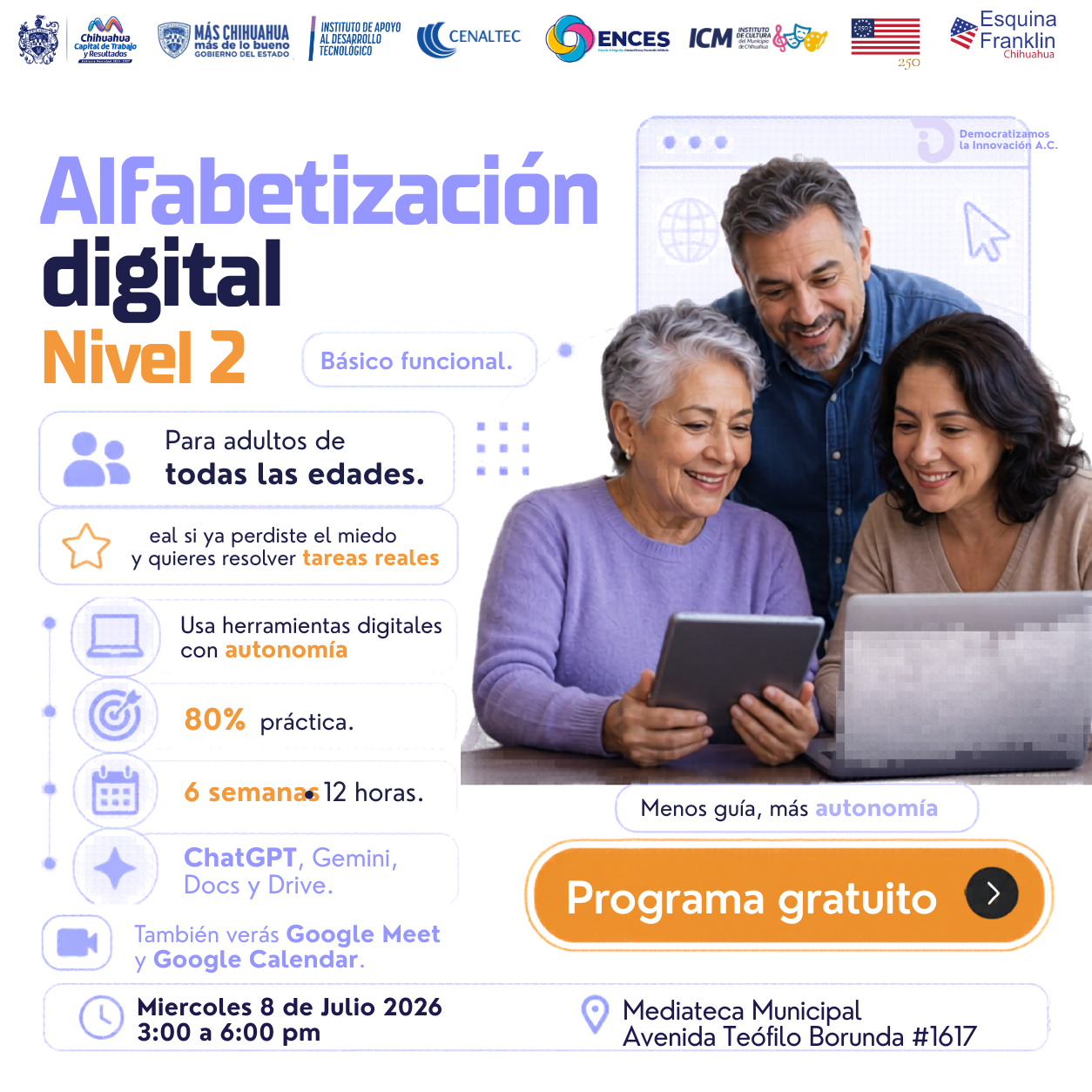 Alfabetización Digital | Nivel 2 | Sesión 1 | 6 semanas