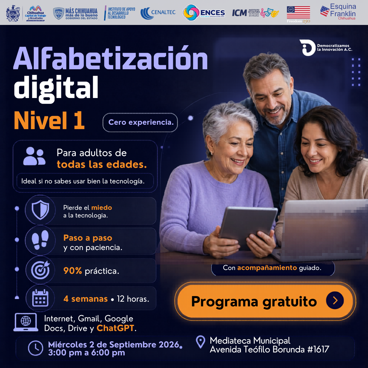 Alfabetización Digital | Nivel 1 | 4 semanas