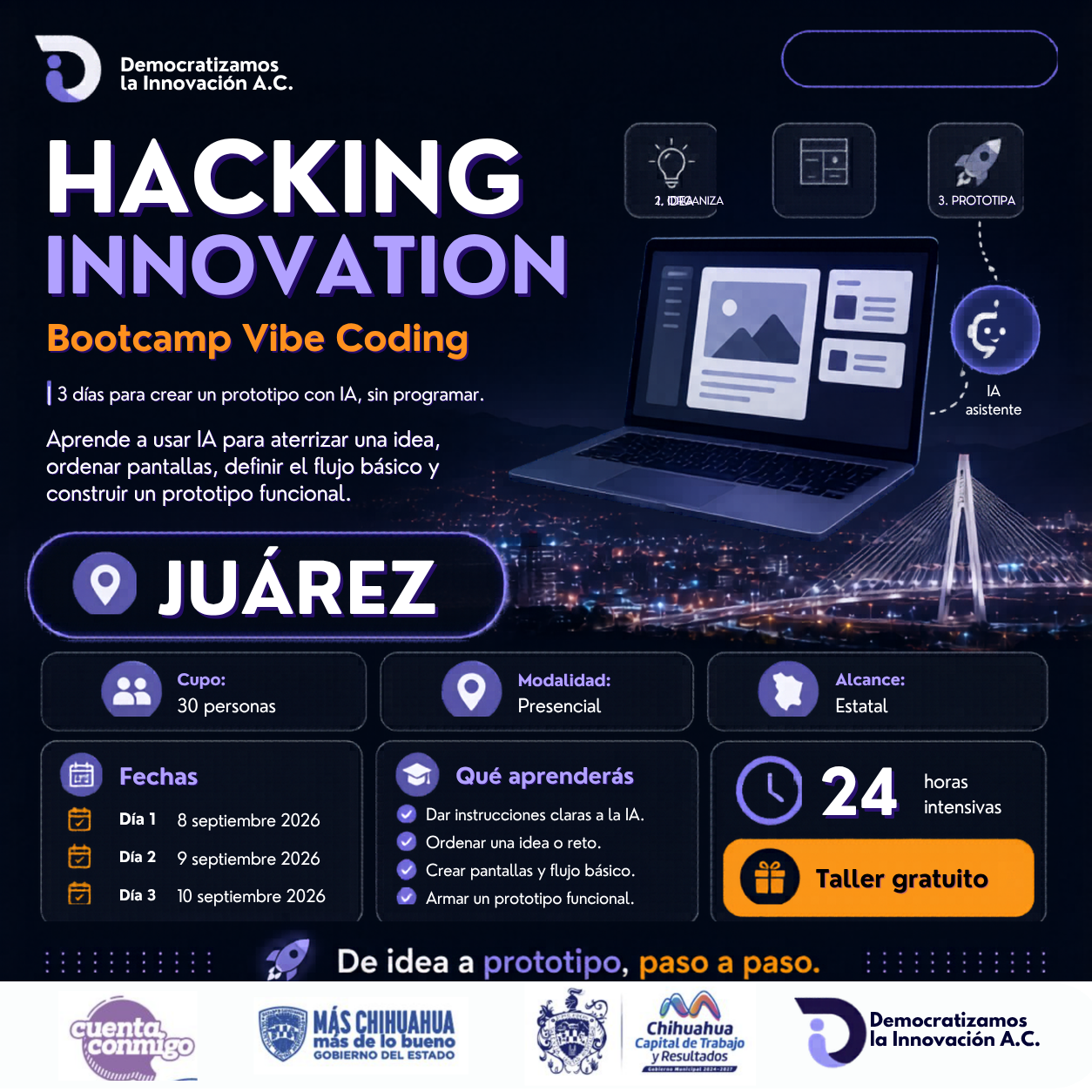 Hacking Innovation: Vibe Coding y generación de prototipos | Júarez