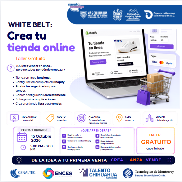 White Belt: Crea tu tienda online