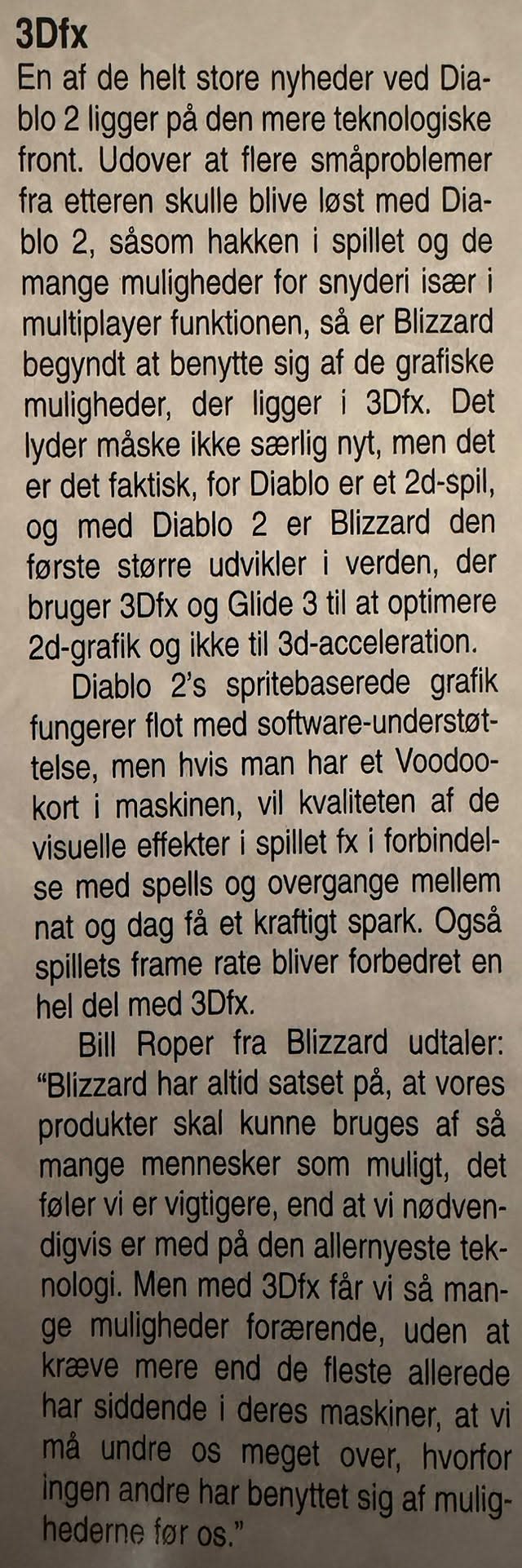 Original close-up of the magazine 3Dfx section