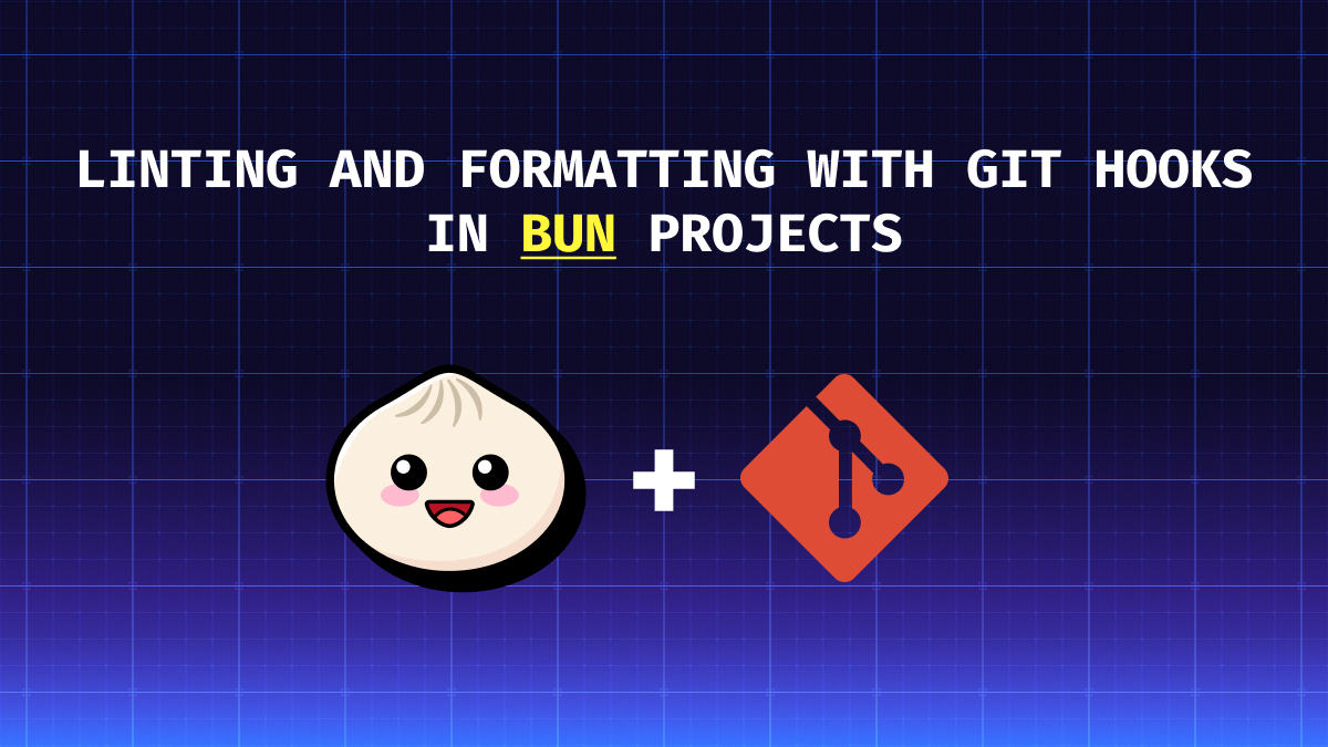 image with bun and git logo