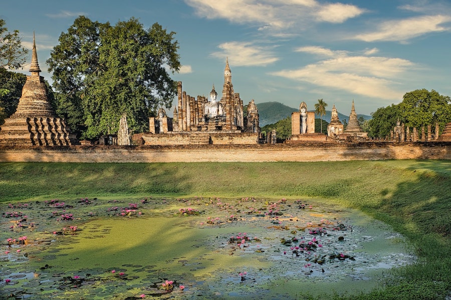 Ayutthaya city beautiful view