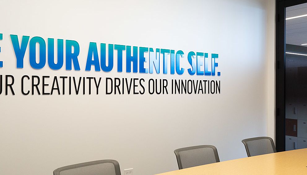 Custom Printed Acrylic Dimensional Lettering