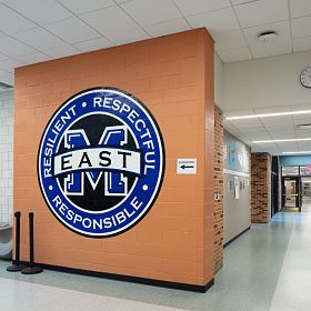 Maine East High School - Environmental Graphics