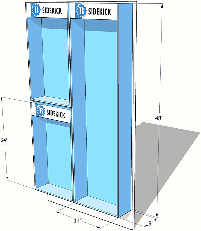 Custom Walmark Sidekick Display for Retail