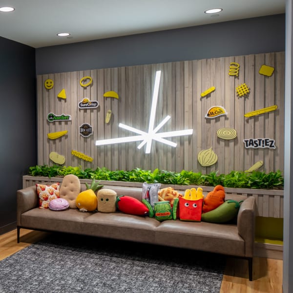 Front Lit Painted Acrylic Star Logo