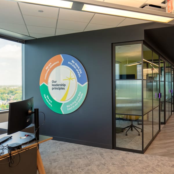 Dimensional acrylic panel