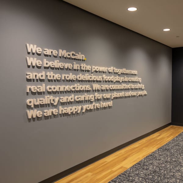 Acrylic dimensional letters