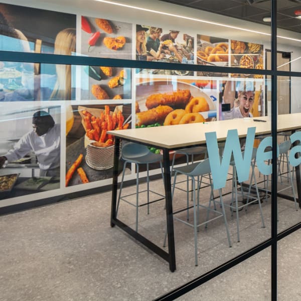 Dreamscape wallcovering cut vinyl lettering