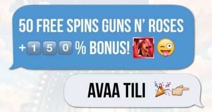 MoboCasinossa 150 % casinobonus & 50 ilmaiskierrosta