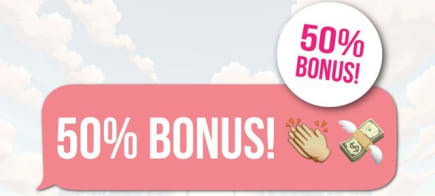Vain tänään: 50 % casino bonus MoboCasinossa