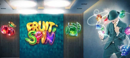 Fruit Spin slotissa tänään 500€ käteispalkinnot